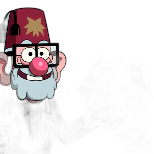 staff, cartoon, concept art, 3d render, fantasy art, elderly, man, red-starred transparent PNG cut-out