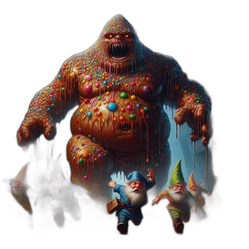 creature, food, concept art, fantasy art, 3d render, pixel art, underwater, colossal transparent PNG cut-out