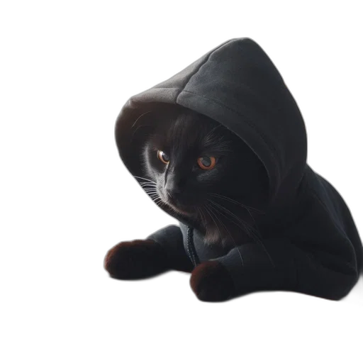 animal, creature, mask, hat, 3d render, concept art, photorealistic, pixel art transparent PNG cut-out