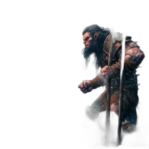 sword, creature, weapon, animal, concept art, fantasy art, 3d render, comic book art transparent PNG cut-out