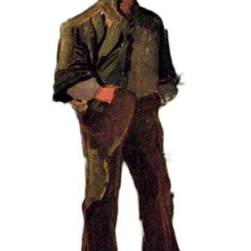 staff, jacket, hat, animal, concept art, pixel art, photorealistic, oil painting transparent PNG cut-out