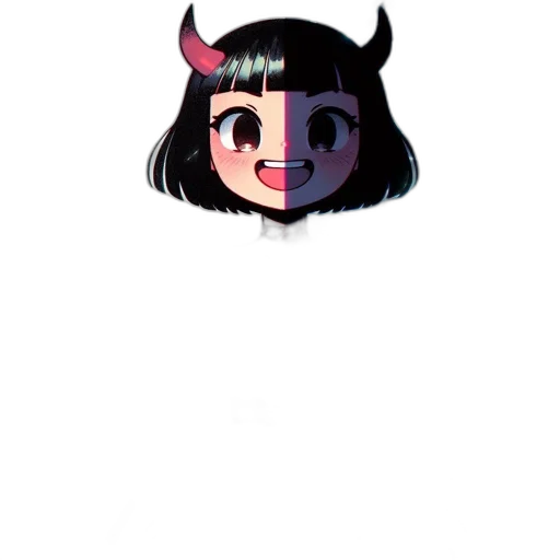 face, creature, mask, dragon, anime, pixel art, cartoon, vaporwave transparent PNG cut-out