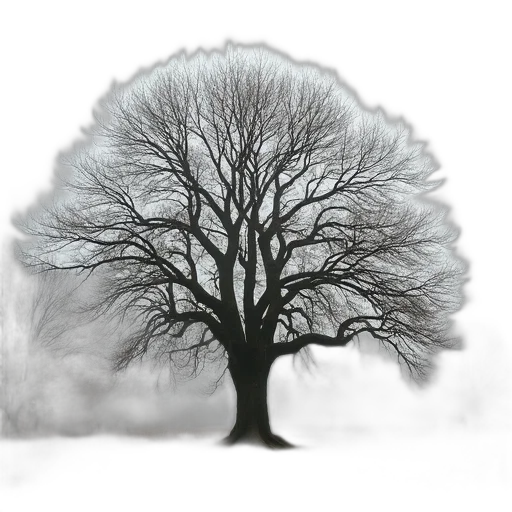 tree, crown, hair, animal, photorealistic, pencil sketch, 3d render, fantasy art transparent PNG cut-out