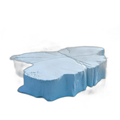 furniture, food, bottle, shoes, 3d render, blue, pastel, recent transparent PNG cut-out