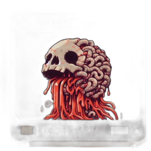creature, food, hair, crown, concept art, pixel art, 3d render, fantasy art transparent PNG cut-out