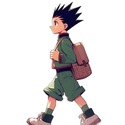jacket, creature, pixel art, concept art, cartoon, anime, green, earth tones transparent PNG cut-out