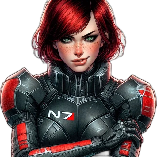 robot, comic book art, concept art, cyberpunk, pixel art, red, intensely, focused transparent PNG cut-out