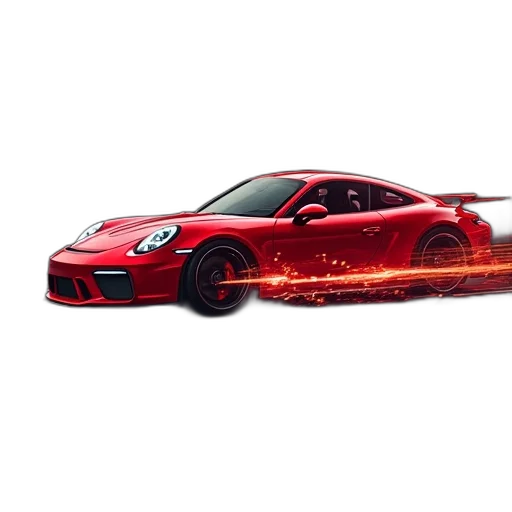 car, weapon, photorealistic, 3d render, concept art, cartoon, fire, need transparent PNG cut-out