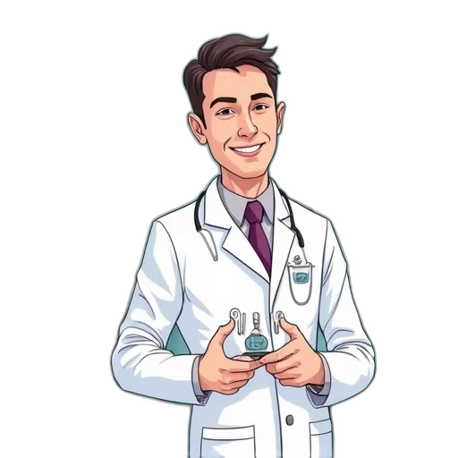 staff, cartoon, concept art, dentist, using, stent, teeth transparent PNG cut-out