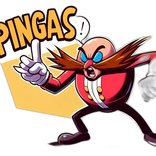 weapon, concept art, comic book art, cartoon, animated, character, eggman, sonic transparent PNG cut-out