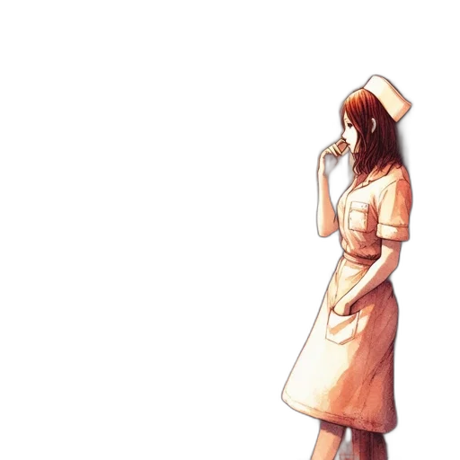 dress, staff, hat, food, concept art, photorealistic, watercolor, anime transparent PNG cut-out