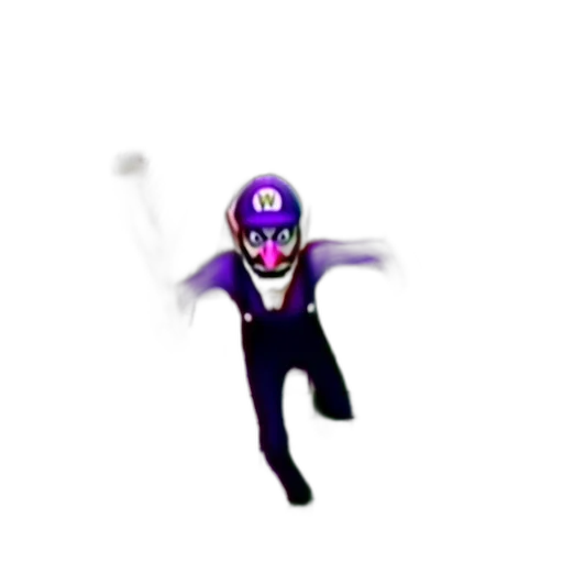 mask, staff, creature, robot, pixel art, concept art, 3d render, vaporwave transparent PNG cut-out