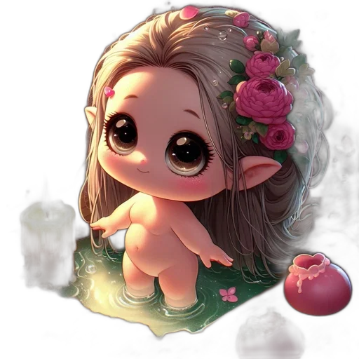 creature, staff, fantasy art, concept art, pixel art, photorealistic, anime-styled, character transparent PNG cut-out