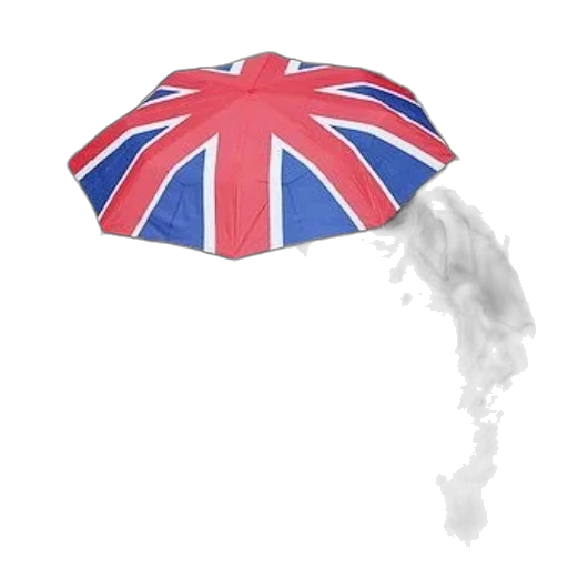 umbrella, jacket, hat, concept art, fog, person, holding, union transparent PNG cut-out