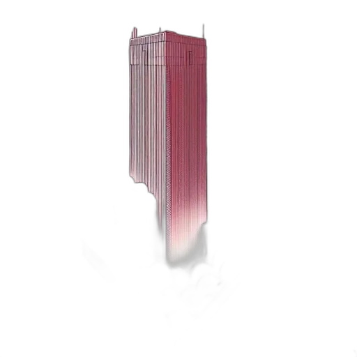 dress, weapon, umbrella, furniture, 3d render, vaporwave, concept art, photorealistic transparent PNG cut-out