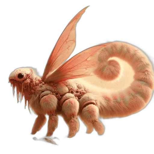 creature, dragon, animal, food, concept art, fantasy art, 3d render, watercolor transparent PNG cut-out