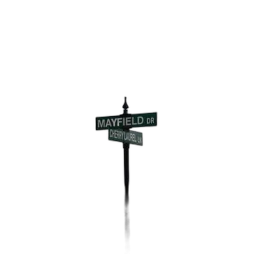 city street, street, sign, intersection, mayfield, cherry, laurel, cloudy transparent PNG cut-out