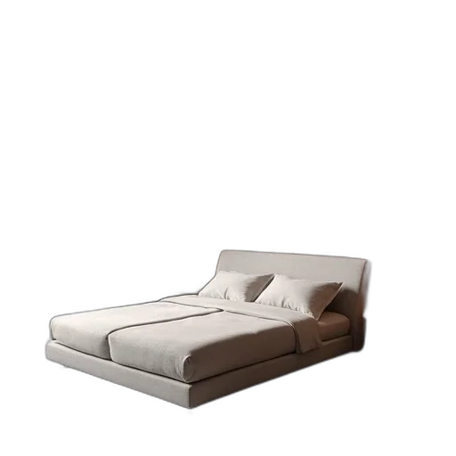 furniture, 3d render, photorealistic, earth tones, very, modern, murphy, bed transparent PNG cut-out