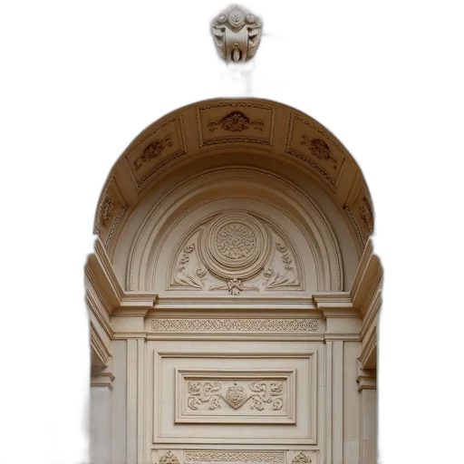 furniture, crown, building, hat, 3d render, photorealistic, concept art, close-up transparent PNG cut-out