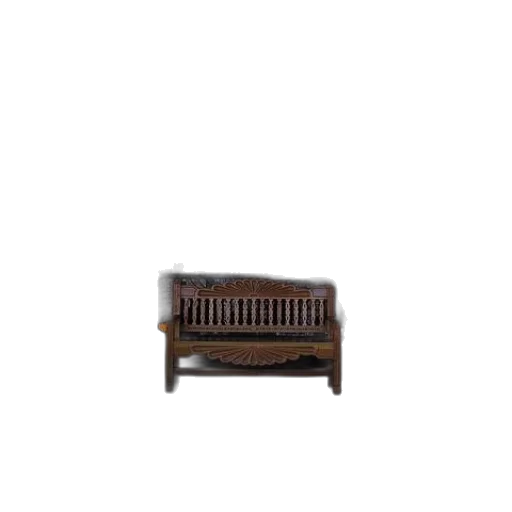furniture, crown, staff, weapon, 3d render, photorealistic, wooden, bench transparent PNG cut-out
