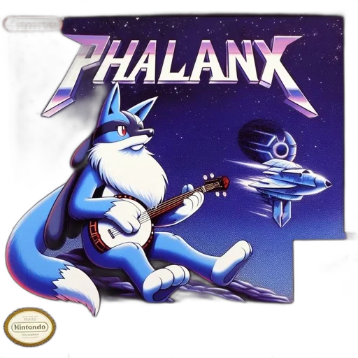 concept art, pixel art, vaporwave, game, phalanx, super, nes, anthropomorphic transparent PNG cut-out