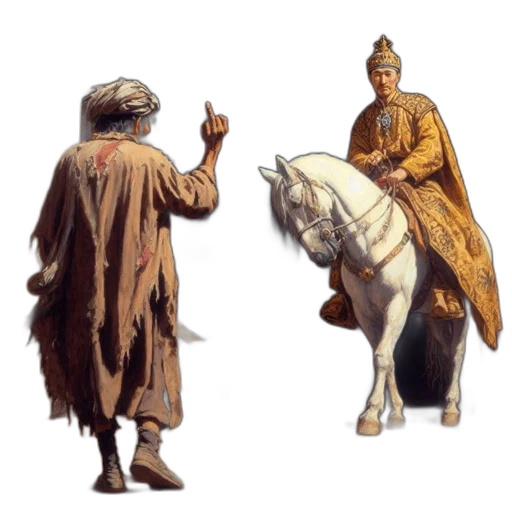 staff, crown, concept art, fantasy art, earth tones, old, town, weathered transparent PNG cut-out