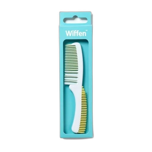 hair, weapon, blue, white, plastic, comb, brand, name transparent PNG cut-out