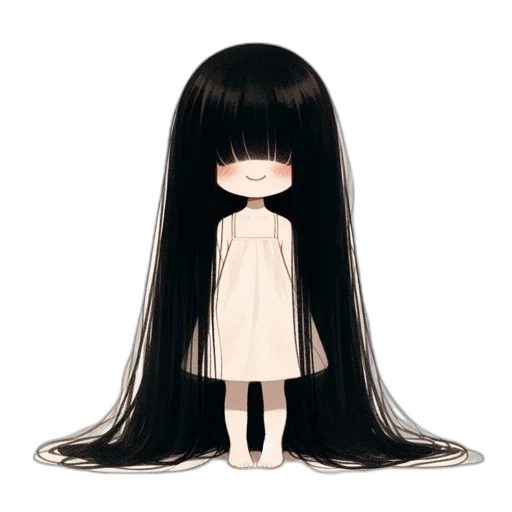 hair, dress, creature, staff, pixel art, anime, concept art, cartoon transparent PNG cut-out