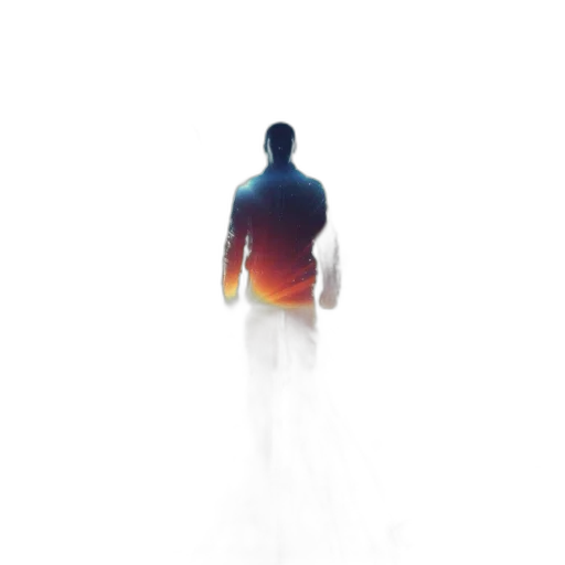 robot, jacket, concept art, 3d render, pixel art, photorealistic, fog, individual transparent PNG cut-out
