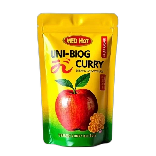 food, yellow, green, package, vermont, curry, sauce, red transparent PNG cut-out