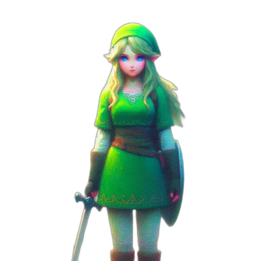staff, sword, weapon, dress, pixel art, concept art, 3d render, fantasy art transparent PNG cut-out