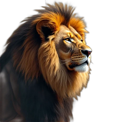 animal, crown, creature, photorealistic transparent PNG cut-out