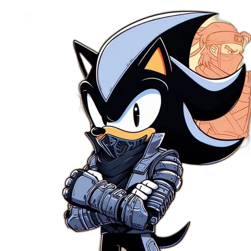 jacket, weapon, animal, comic book art, concept art, cartoon, pixel art, blue transparent PNG cut-out