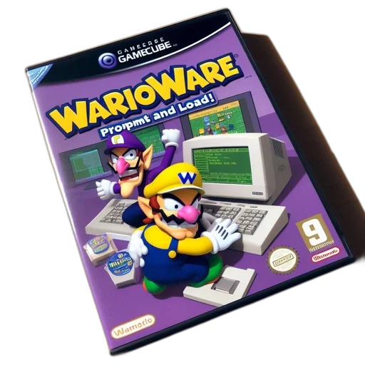 weapon, 3d render, video, game, box, warioware, propt, load transparent PNG cut-out