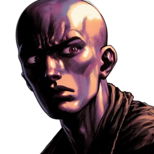 face, mask, comic book art, concept art, fantasy art, photorealistic, dark, intense transparent PNG cut-out