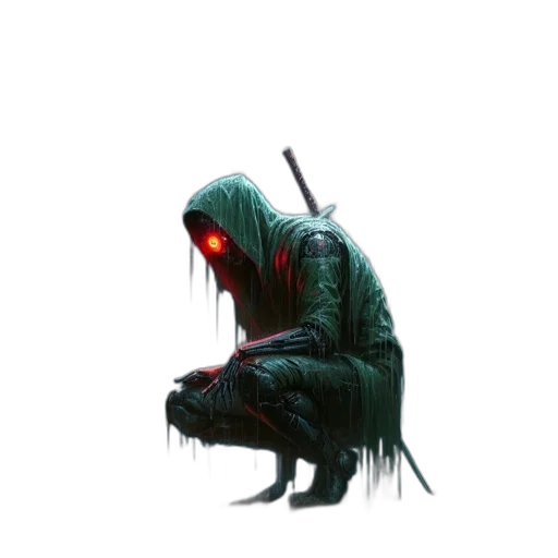 creature, animal, dragon, mask, concept art, pixel art, fantasy art, cyberpunk transparent PNG cut-out