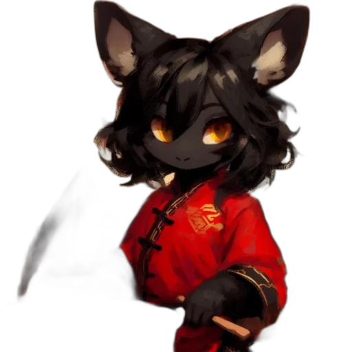 staff, jacket, mask, weapon, pixel art, concept art, fantasy art, anime transparent PNG cut-out