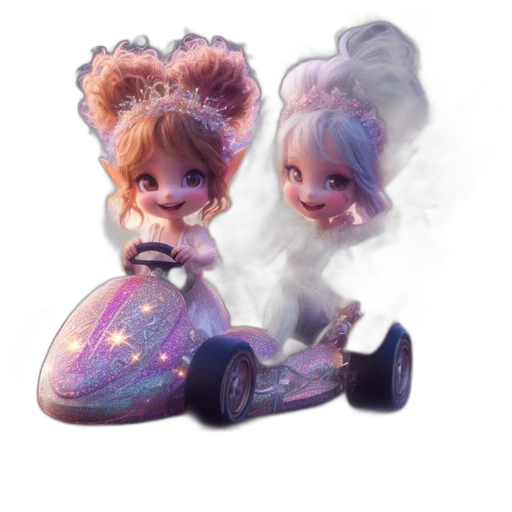car, 3d render, concept art, fantasy art, photorealistic, outer space, two, animated transparent PNG cut-out