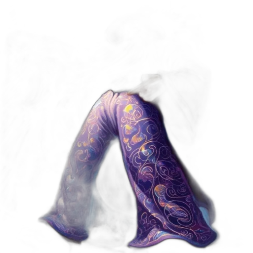 dress, umbrella, shoes, mask, concept art, photorealistic, fantasy art, watercolor transparent PNG cut-out