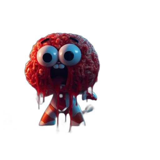 creature, robot, animal, hair, 3d render, concept art, cartoon, photorealistic transparent PNG cut-out
