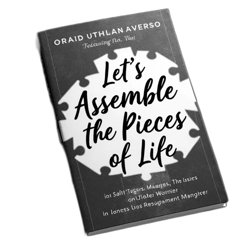 second, image, book, cover, black, white, puzzle, piece transparent PNG cut-out