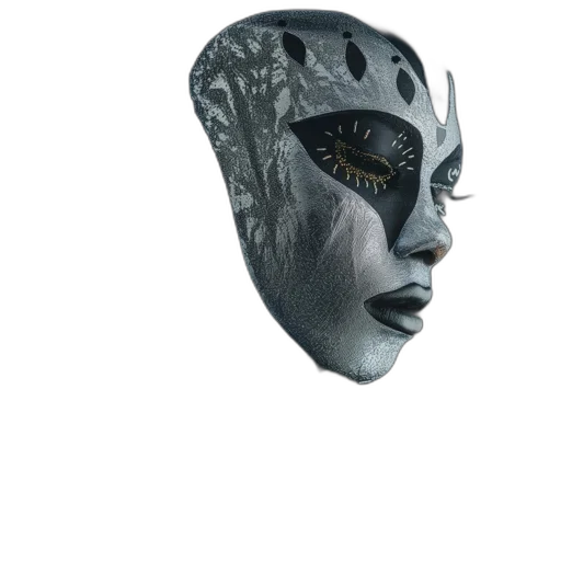 mask, face, creature, robot, concept art, fantasy art, 3d render, photorealistic transparent PNG cut-out