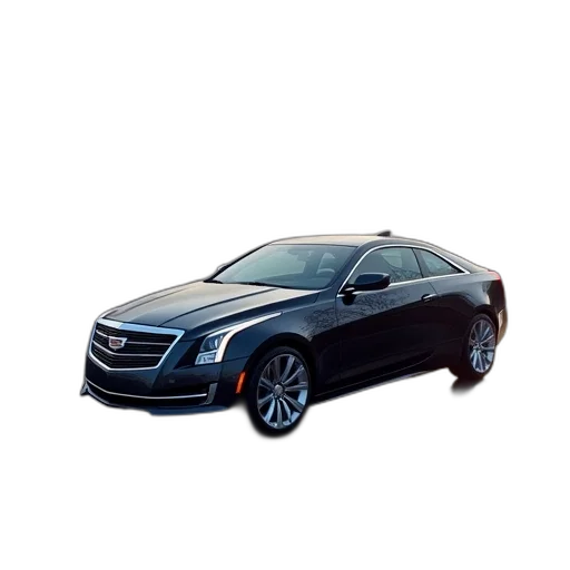 car, photorealistic, 3d render, 2015, cadillac, ats, coupe transparent PNG cut-out