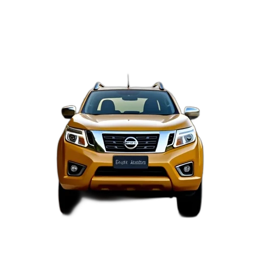 car, 3d render, yellow, nissan transparent PNG cut-out