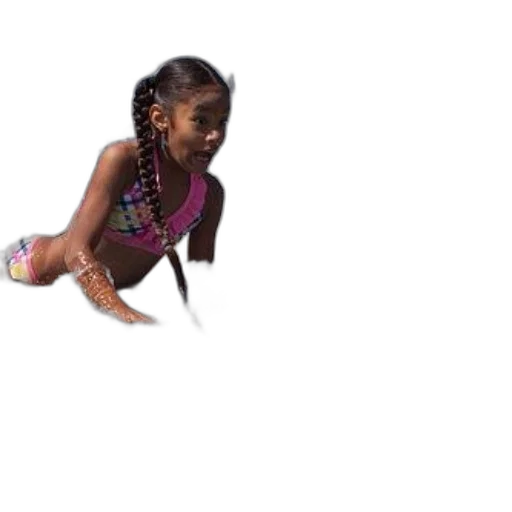 creature, hair, animal, weapon, 3d render, underwater, young, girl transparent PNG cut-out
