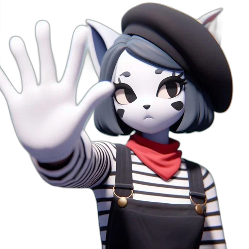 mask, hat, staff, weapon, 3d render, concept art, cartoon, anime transparent PNG cut-out