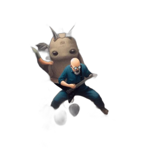 creature, staff, mask, animal, concept art, pixel art, fantasy art, 3d render transparent PNG cut-out