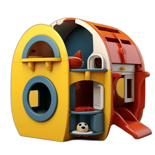 furniture, robot, 3d render, concept art, abstract, vibrant, sculpture, shades transparent PNG cut-out