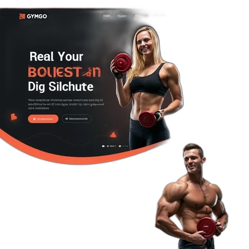 gymgo, wordpress, theme, one, page, website transparent PNG cut-out