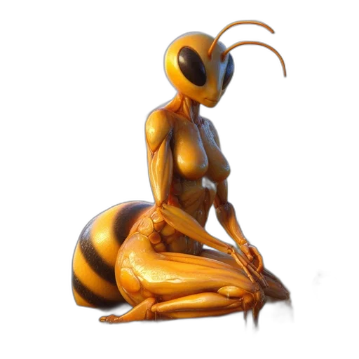 creature, robot, animal, dress, concept art, 3d render, fantasy art, photorealistic transparent PNG cut-out